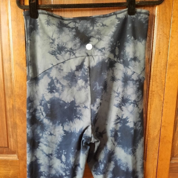 Threads 4 Thought ReActive navy blue gray tie dye maternity leggings size large - Picture 8 of 12
